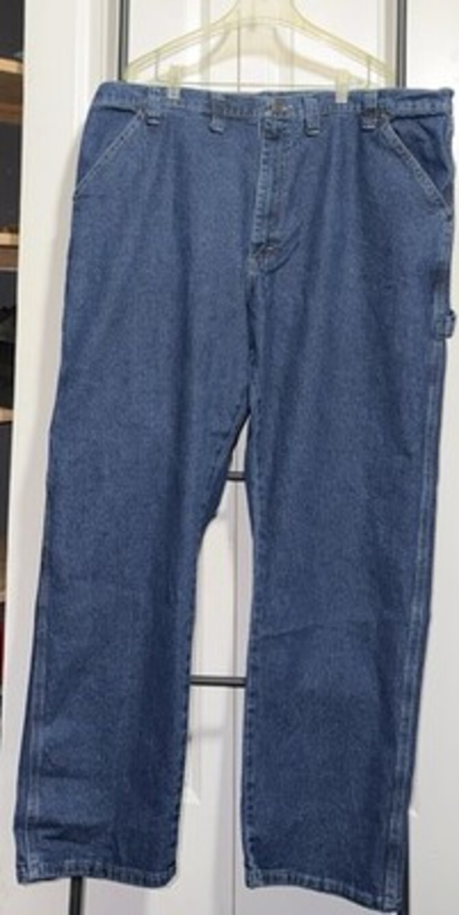 Wrangler Men's Dark Blue Relaxed Jeans